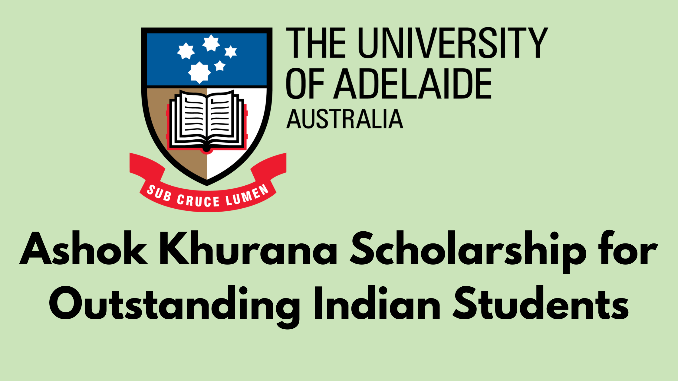 Ashok Khurana Scholarship for Outstanding Indian Students